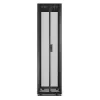 APC Easy Rack, 48U, melns, ar jumtu, riteņiem, kājiņām, 4 kronšteiniem un sānu paneļiem, bez apakšas, 2258A x 600P x 1000D mm