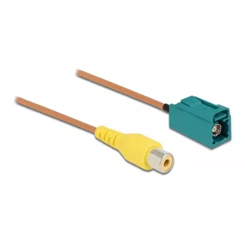 Kabelis FAKRA Z ligzda uz RCA ligzda RG-179 32 cm DeLOCK