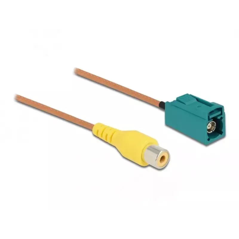 Kabelis FAKRA Z ligzda uz RCA ligzda RG-179 32 cm DeLOCK