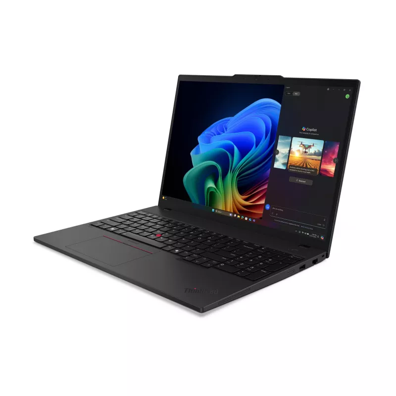 Lenovo ThinkPad T16 Gen 4 (AMD) — 16 collas WUXGA, AMD Ryzen AI 7 350 2GHz, 64GB DDR5, 1TB SSD, Windows 11 Pro, melns