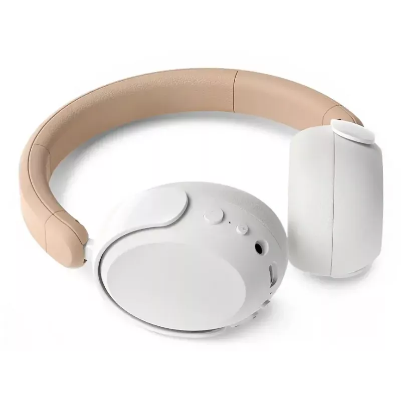 Philips 5000 series TAK5500AL/00 austiņas/austiņu komplekts ar vadu un bezvadu savienojumu Galvas lente Zvani/mūzika Bluetooth Dzintara, Balta
