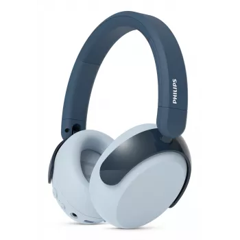 Philips 5000 sērijas TAK5500RT austiņas ar vadu un bezvadu savienojumu, galvas lentes veida, zvaniem un mūzikai, Bluetooth, zilas, zaļas