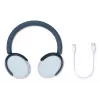 Philips 5000 sērijas TAK5500RT austiņas ar vadu un bezvadu savienojumu, galvas lentes veida, zvaniem un mūzikai, Bluetooth, zilas, zaļas