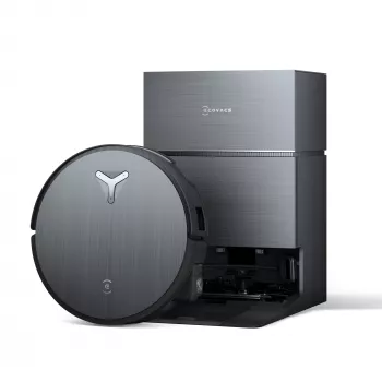 Robot putekļsūcējs Ecovacs Deebot X11 Pro Omni — melns, Li‑Ion 6400 mAh, 206 min darbības laiks, 0,22 L putekļu tvertne, bāzes stacija 2,5 L