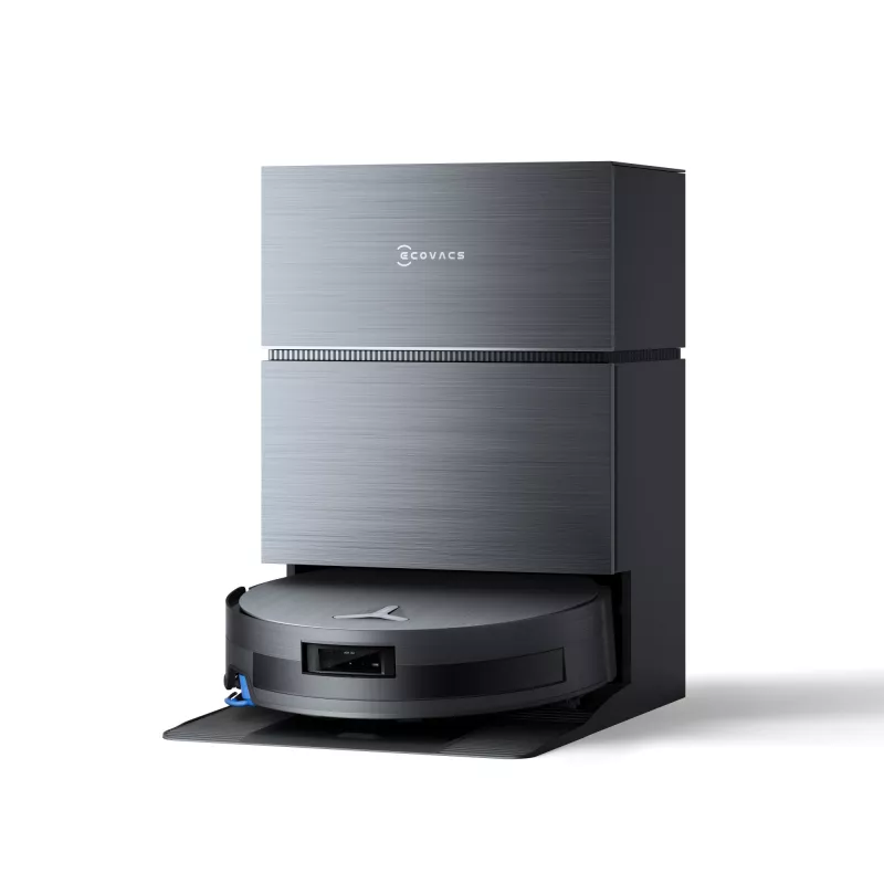 Robot putekļsūcējs Ecovacs Deebot X11 Pro Omni — melns, Li‑Ion 6400 mAh, 206 min darbības laiks, 0,22 L putekļu tvertne, bāzes stacija 2,5 L