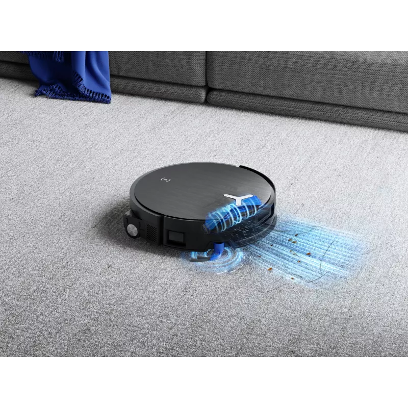 Robot putekļsūcējs Ecovacs Deebot X11 Pro Omni — melns, Li‑Ion 6400 mAh, 206 min darbības laiks, 0,22 L putekļu tvertne, bāzes stacija 2,5 L