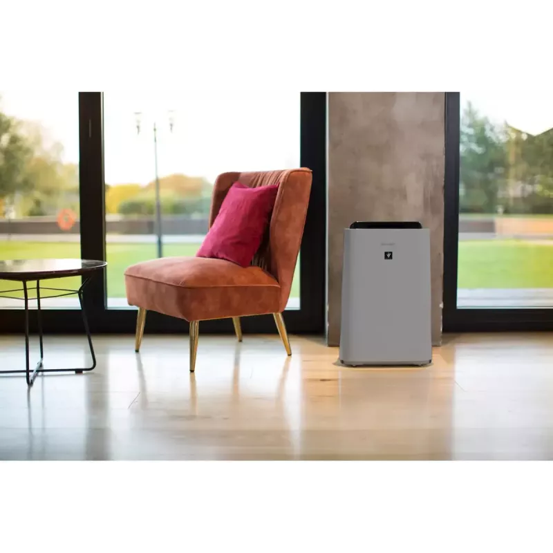 Gaisa attīrītājs Sharp UA-HD50E-L — 38 m² pārklājums, 306 m³/h, 55 dB, 54 W, pelēks, 7,9 kg