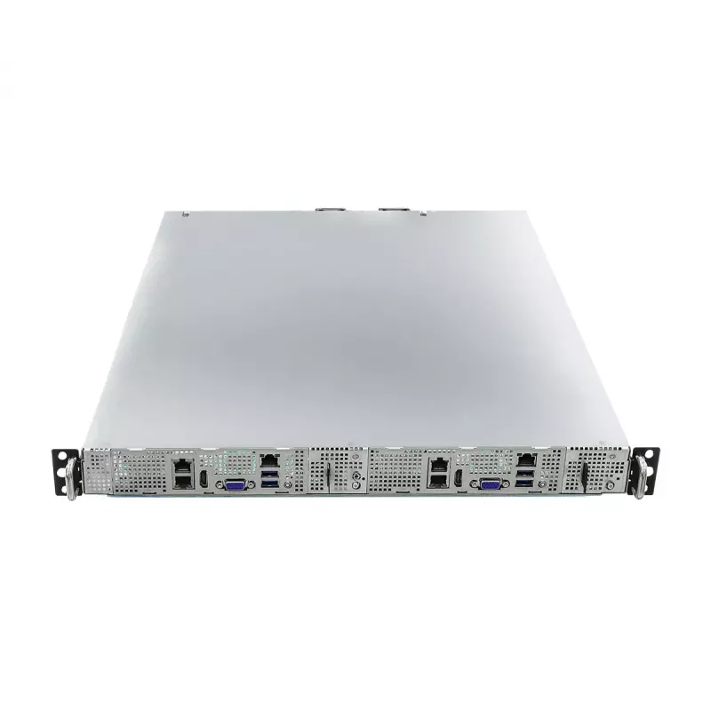 Servera bāzes sistēma ASRock 1U2N2G-AM5/2T — LGA 1718, DDR5 līdz 48 GB, 10 Gb Ethernet, Aspeed AST2600, 1600 W barošanas bloks