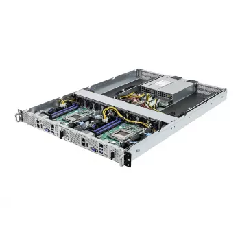Servera bāzes sistēma ASRock 1U2N2G-AM5/2T — LGA 1718, DDR5 līdz 48 GB, 10 Gb Ethernet, Aspeed AST2600, 1600 W barošanas bloks