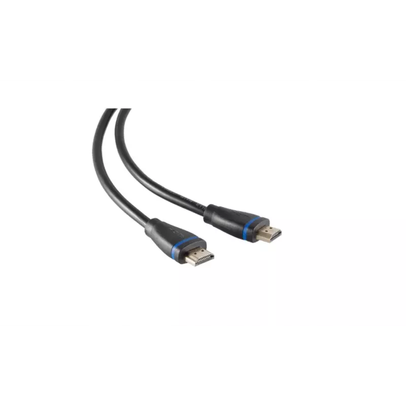 HDMI kabelis ShiverPeaks BS10-05075 10m Type A Male to Male Melns Blue