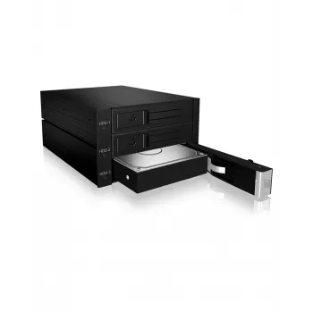 ICY BOX ICY BOX IB-563SSK - Gehäuse für Speicherlaufwerke mit Lüfter - 3.5 (8.9 cm)