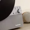 Audio atskaņotājs ar siksnas piedziņu Lenco LSA-071SI, pilnībā automātisks, pelēks, Bluetooth, 3,5 mm, 10 W
