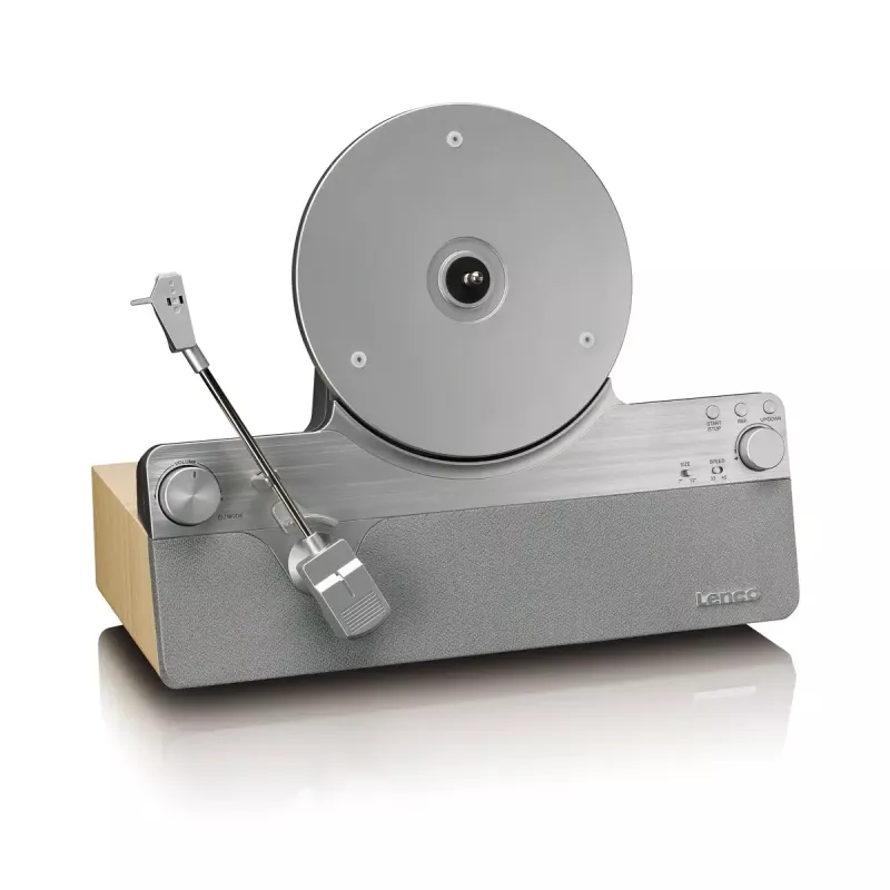 Audio atskaņotājs ar siksnas piedziņu Lenco LSA-071SI, pilnībā automātisks, pelēks, Bluetooth, 3,5 mm, 10 W