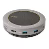 StarTech.com USB-C skaļruņa dokstacija, mini pārnēsājams konferences skaļrunis un audio doks, USB-C uz VGA/4K HDMI, 2x USB-A centrmezgls, mikrofons/skaļrunis, Teams/Zoom/softphone skaļrunis
