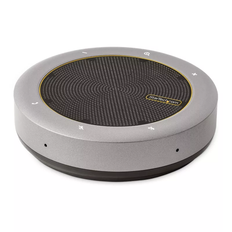 StarTech.com USB-C skaļruņa dokstacija, mini pārnēsājams konferences skaļrunis un audio doks, USB-C uz VGA/4K HDMI, 2x USB-A centrmezgls, mikrofons/skaļrunis, Teams/Zoom/softphone skaļrunis