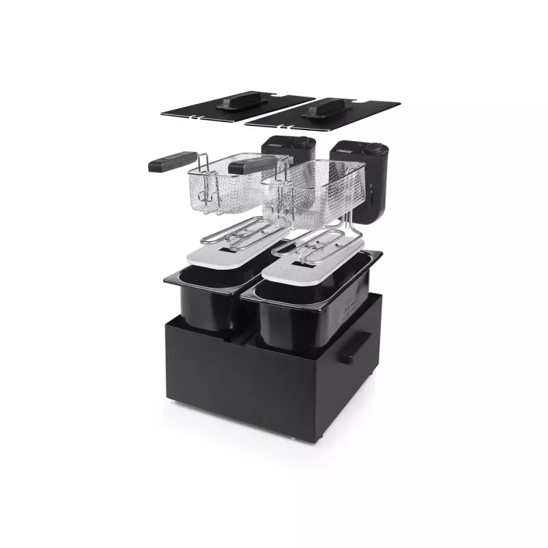 Fritieris Princess 183028 Double Melns Fryer 6 L 3600 W