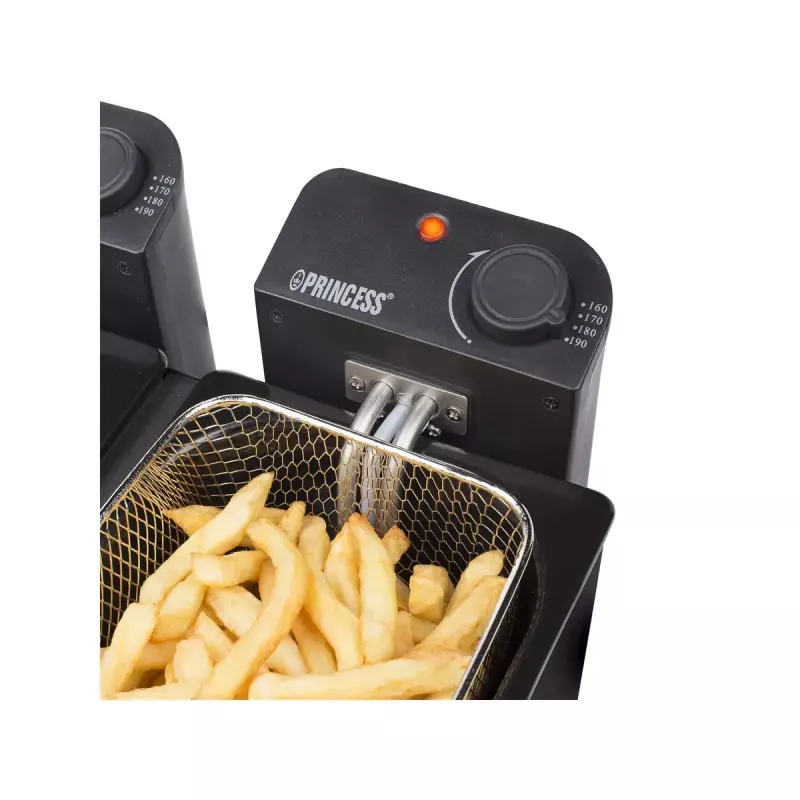 Fritieris Princess 183028 Double Melns Fryer 6 L 3600 W