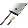 Techly IUSB32C-HUB6HPDI saskarnes centrmezgls USB 3.2 Gen 1 (3.1 Gen 1) Type-C 5000 Mbit/s Alumīnijs