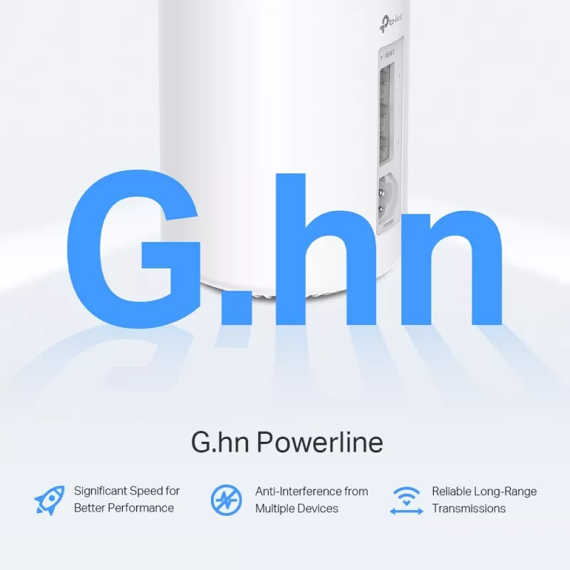TP-Link AX3000 + G1500 Visas mājas Powerline Mesh Wi-Fi 6 sistēma