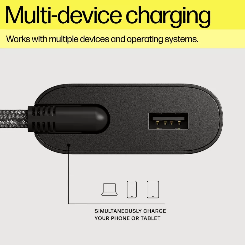 HP 110W USB-C klēpjdatora lādētājs, klēpjdatoram, iekštelpām, 43 - 63 Hz, 110 W, 5V/9V/12V/15V/20V, 1,6 A