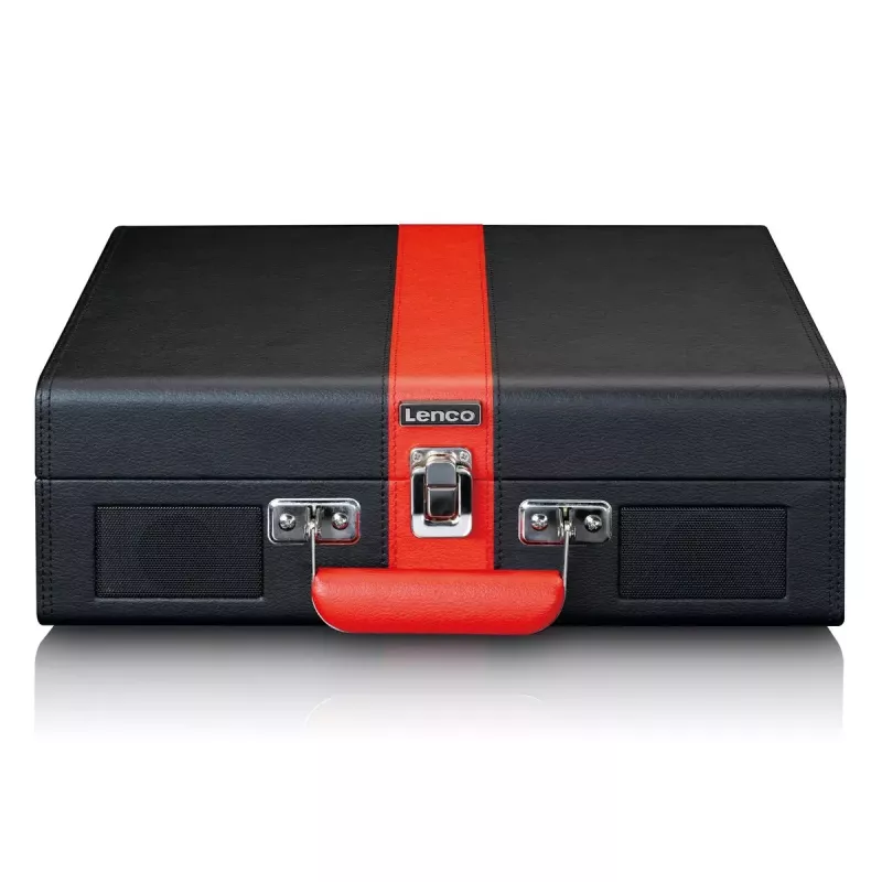 Lenco TT-110 Melns Red pusautomātiskais lenšu piedziņas audio atskaņotājs