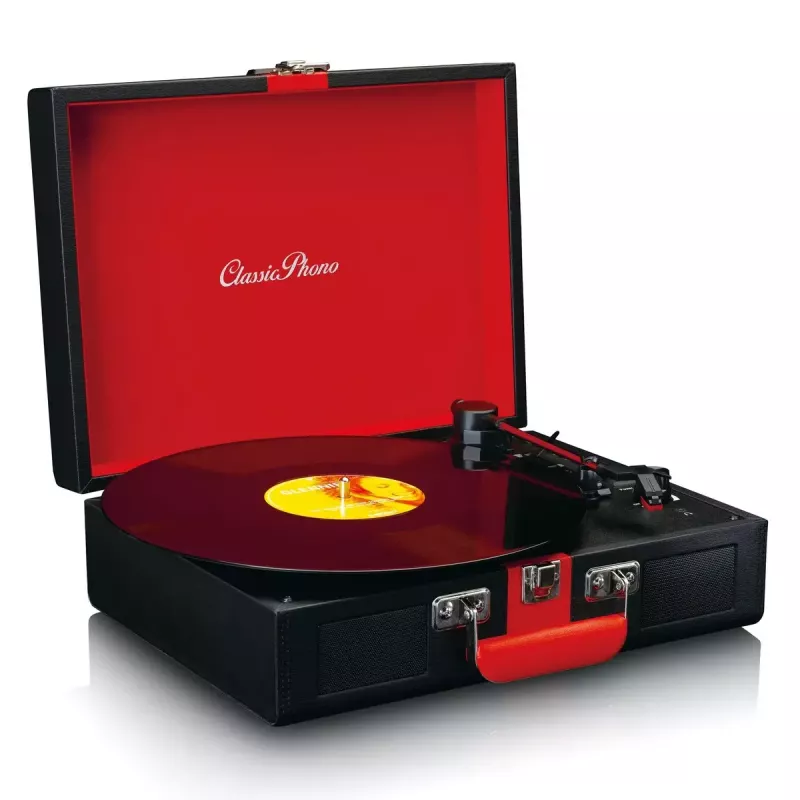 Lenco TT-110 Melns Red pusautomātiskais lenšu piedziņas audio atskaņotājs