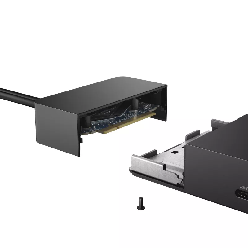 DELL WD19 Vadu USB 3.2 Gen 1 (3.1 Gen 1) Type-C Melns