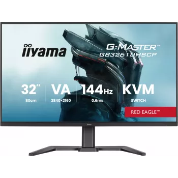 iiyama G-MASTER GB3261UHSCP-B1 datora monitors 80 cm (31,5 collas) 3840 x 2160 pikseļi 4K Ultra HD LED melns