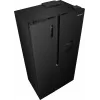 Gorenje Side by Side ledusskapis NRS917E41BXWD, brīvi stāvošs, amerikāņu durvis, melns, 2 durvis, skārienjutīgs, LED