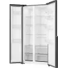 Gorenje Side by Side ledusskapis NRS917E41BXWD, brīvi stāvošs, amerikāņu durvis, melns, 2 durvis, skārienjutīgs, LED