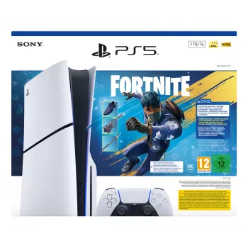 Sony PlayStation 5 - Fortnite Flowering Chaos komplekts 1 TB Wi-Fi melns, balts