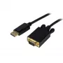 StarTech.com 15 pēdu (4,6 m) DisplayPort–VGA kabelis – aktīvs DisplayPort–VGA adaptera kabelis – 1080p video – DP–VGA monitora kabelis – DP 1.2–VGA pārveidotājs – fiksējošs DP savienotājs