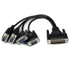 StarTech.com 4 Portu PCI Express PCIe Seriālā Kombinētā Karte - 2 x RS232 2 x RS422 / RS485
