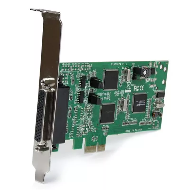 StarTech.com 4 Portu PCI Express PCIe Seriālā Kombinētā Karte - 2 x RS232 2 x RS422 / RS485