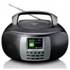 Pārnēsājams DAB+/FM radio Lenco SCD-860 ar Bluetooth, CD atskaņotāju, 2,4 collu TFT displeju, 2×2W, AUX, baterijām/elektrotīklu