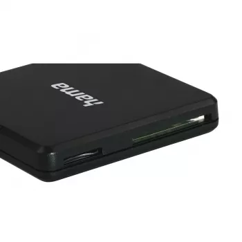 Hama USB 3.0 multi-karšu lasītājs, SD/microSD/CF, melns