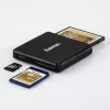 Hama USB 3.0 multi-karšu lasītājs, SD/microSD/CF, melns