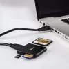 Hama USB 3.0 multi-karšu lasītājs, SD/microSD/CF, melns