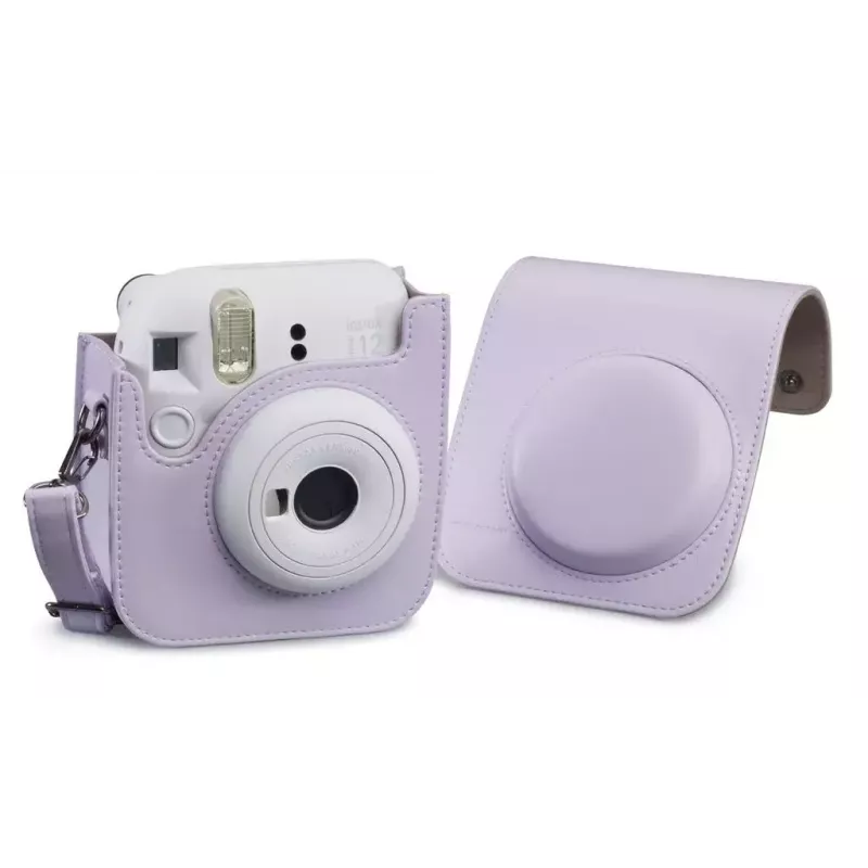Korpusa maciņš Cullmann RIO Fit 120 Fujifilm Instax mini 12, ceriņkrāsā, plecu siksna, 1 ārējā kabata