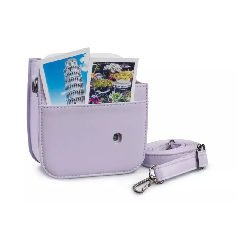 Korpusa maciņš Cullmann RIO Fit 120 Fujifilm Instax mini 12, ceriņkrāsā, plecu siksna, 1 ārējā kabata
