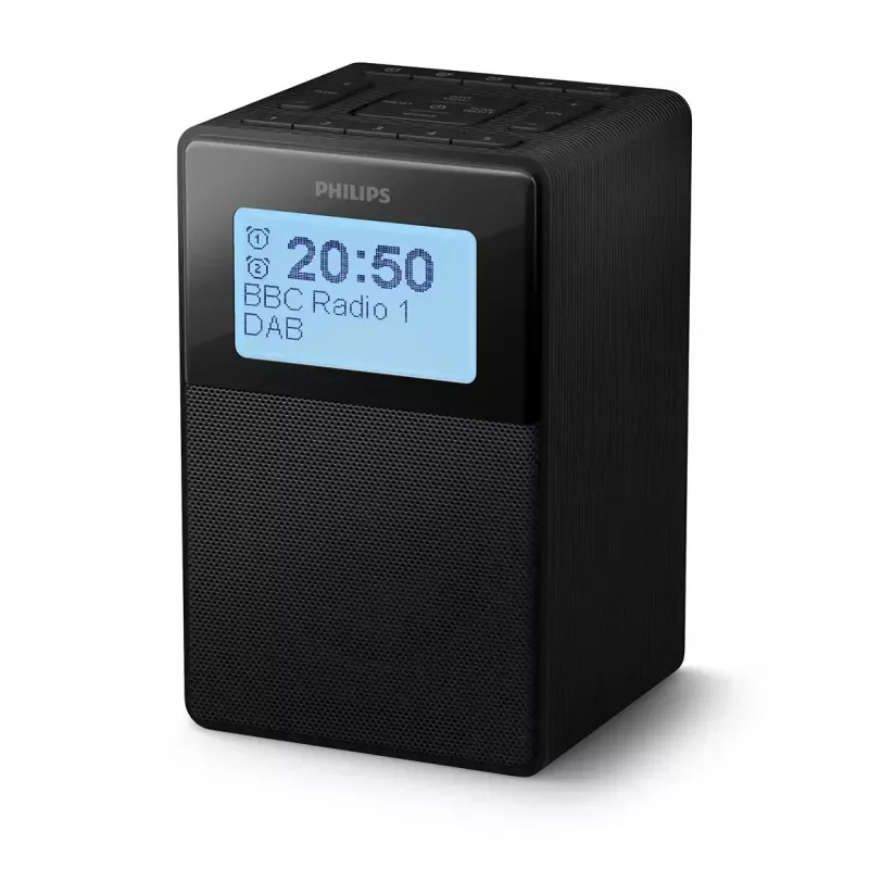 Digitālais modinātājpulkstenis Philips TAR5100/10 Melns 12/24h LCD Bluetooth