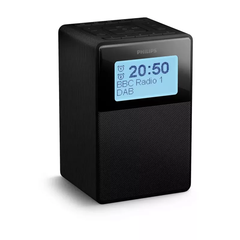 Digitālais modinātājpulkstenis Philips TAR5100/10 Melns 12/24h LCD Bluetooth