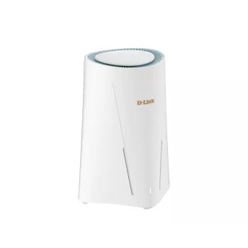 D-Link AX6000 Wi-Fi 6 SOHO maršrutētājs, Wi-Fi 6E (802.11ax), Divjoslu (2,4 GHz / 5 GHz), Ethernet LAN, Balts, Galda maršrutētājs