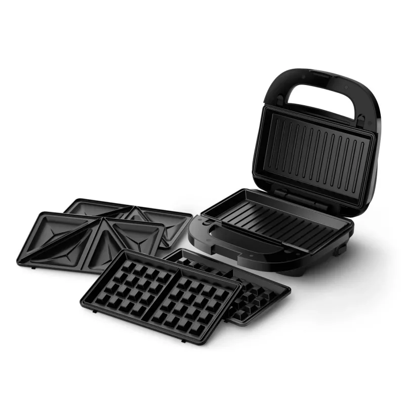 Philips 5000 sērija HD2350/80 sendviču pagatavotājs, fenola-formaldehīds (PF), 0,75 m, 750 W, 220-240 V, 50-60 Hz, 236 mm