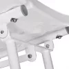 Pie sienas stiprināms salokāms dušas krēsls ActionMed KP600AM — balts, ergonomisks sēdeklis, regulējamas neslīdošas kājiņas, 3 kg
