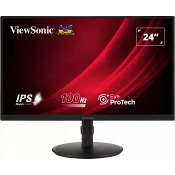 Viewsonic VG2408A-MHD datoru monitors 61 cm (24 collas) 1920 x 1080 pikseļi Full HD LED melns