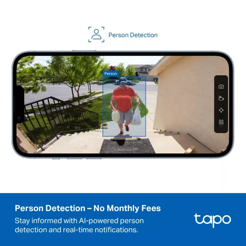TP-Link Tapo C400 KIT Box IP drošības kamera Āra 1920 x 1080 pikseļi Pie sienas