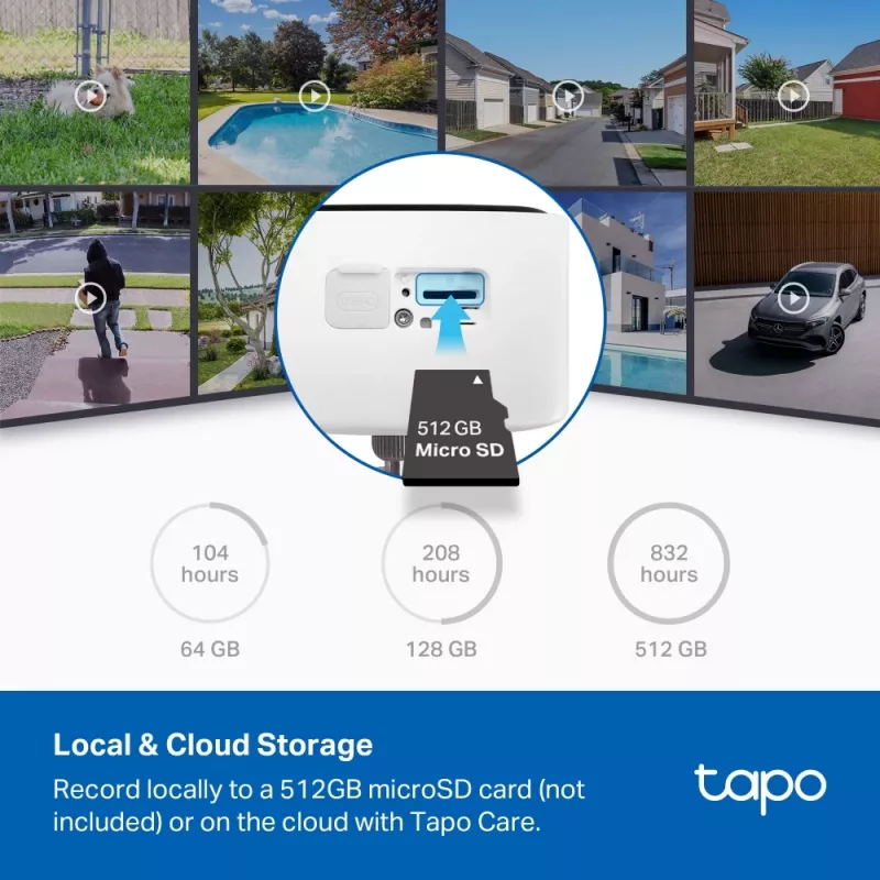 TP-Link Tapo C400 KIT Box IP drošības kamera Āra 1920 x 1080 pikseļi Pie sienas