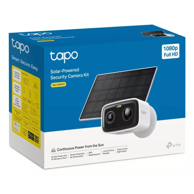 TP-Link Tapo C400 KIT Box IP drošības kamera Āra 1920 x 1080 pikseļi Pie sienas