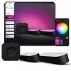 Philips Hue Play gaismas stieņu iesācēja komplekts — 2 Play gaismas stieņi + Hue Bridge Pro, Bluetooth, melns, C tipa kontaktdakša